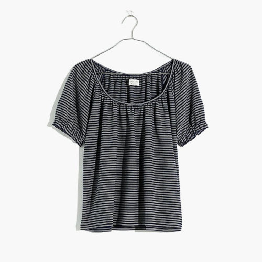 Madewell Texture & Thread Ruffle Top - Picture 2 of 5